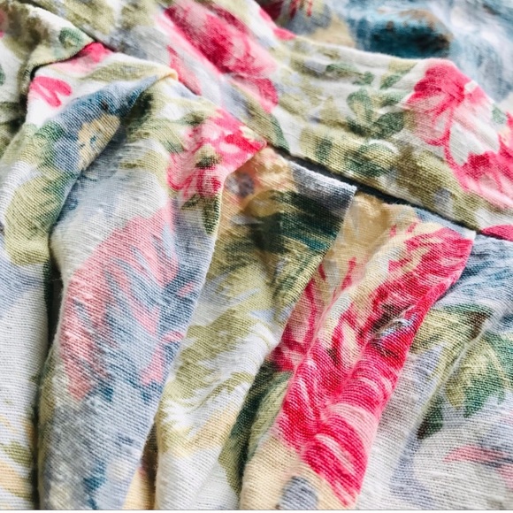 Vintage floral skirt - Picture 5 of 9